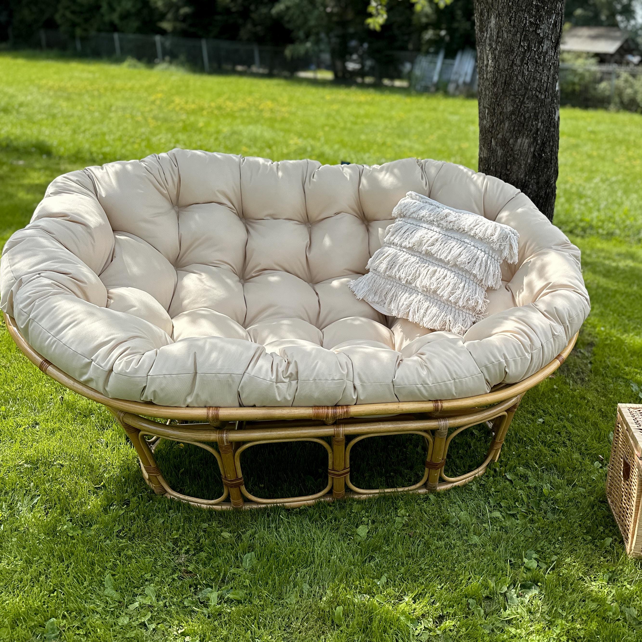 Maykoosh Rattan Double Papasan Chair Frame And Base Rattan Papasan