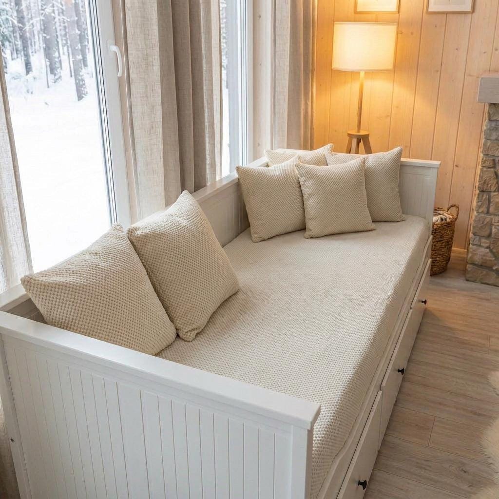 Customized IKEA Hemnes Daybed Slipcover 80x200 | Mattress