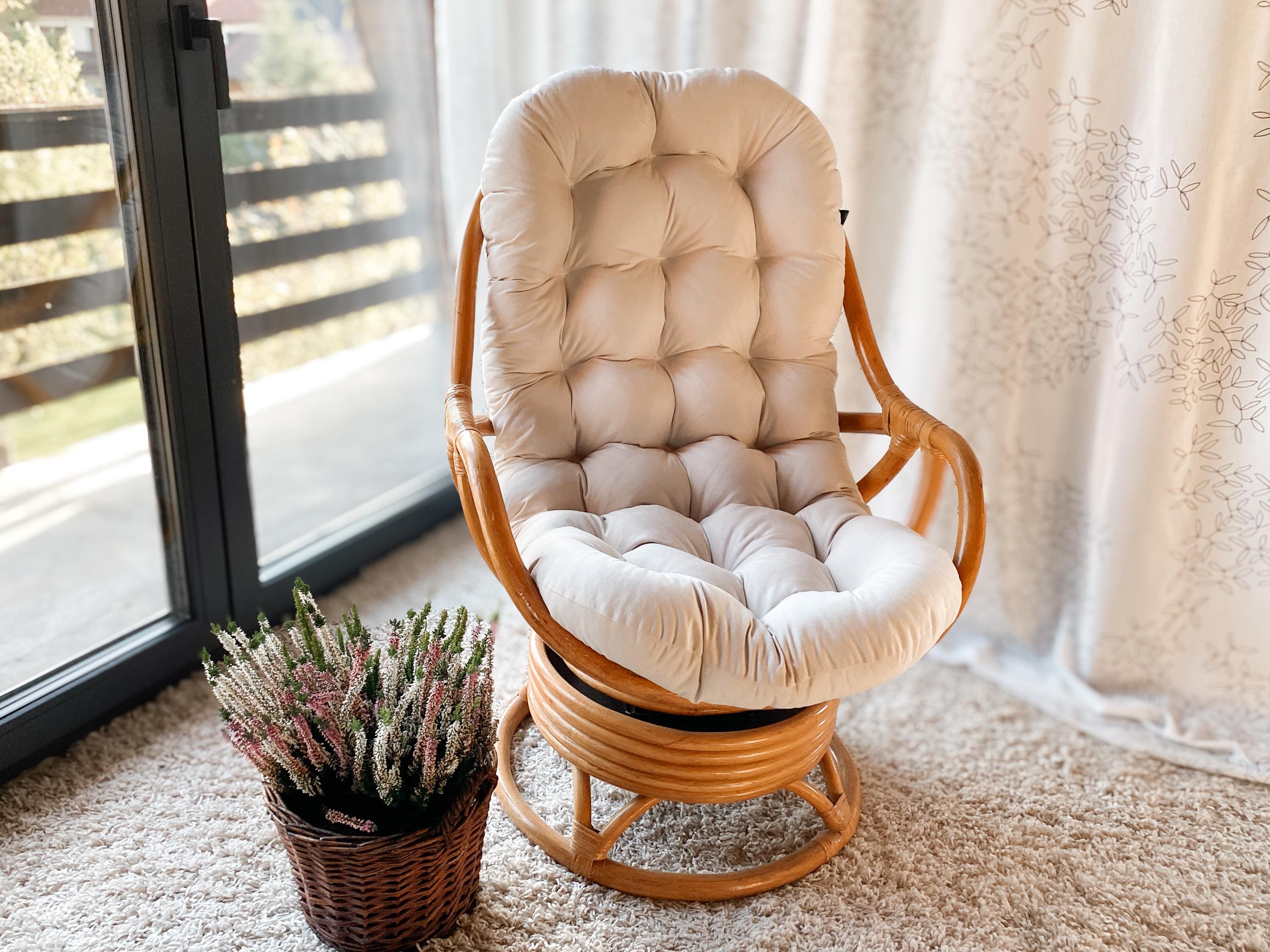 Vintage rattan chair - Etsy 日本