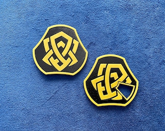 Lorcana Themed Faceplates for the VersaDial Score Counter - Matte Black Background Custom Lorcana Lore Tracker Tokens Accessories Gifts