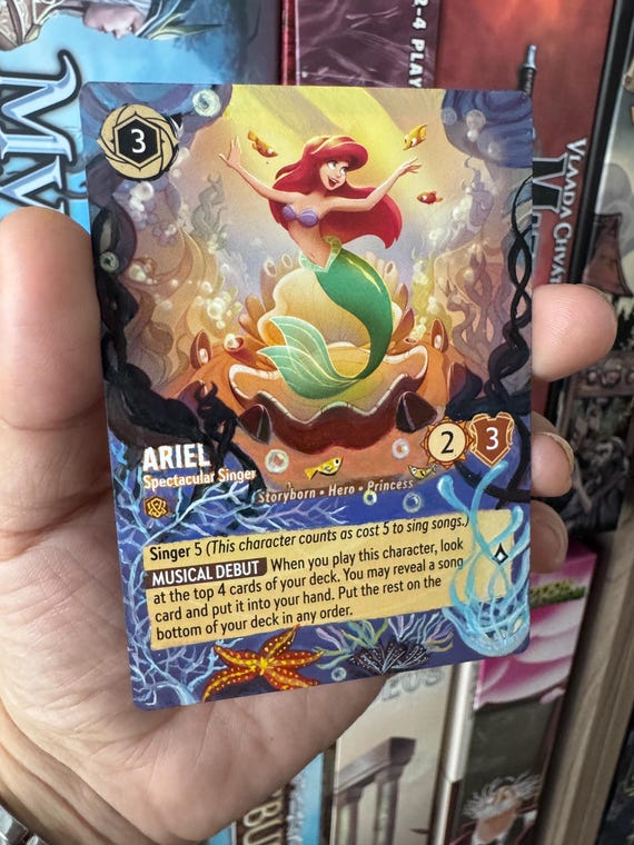 Made to Order Disney Lorcana Card Altered Art - Ariel Spetacular