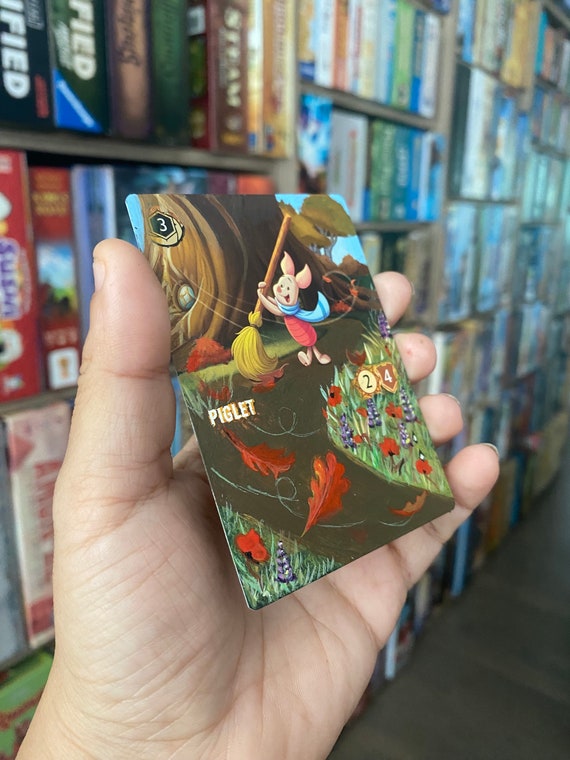 Disney Lorcana Card Altered Art - Piglet Winnie the Pooh art alter l TCG  Card Alter - One of a kind painted card Disney Lorcana gift