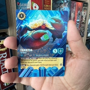 Disney Lorcana Card Altered Art - Tamatoa So Shiny! - TCG Card Alter - Made to Order Please Read Description