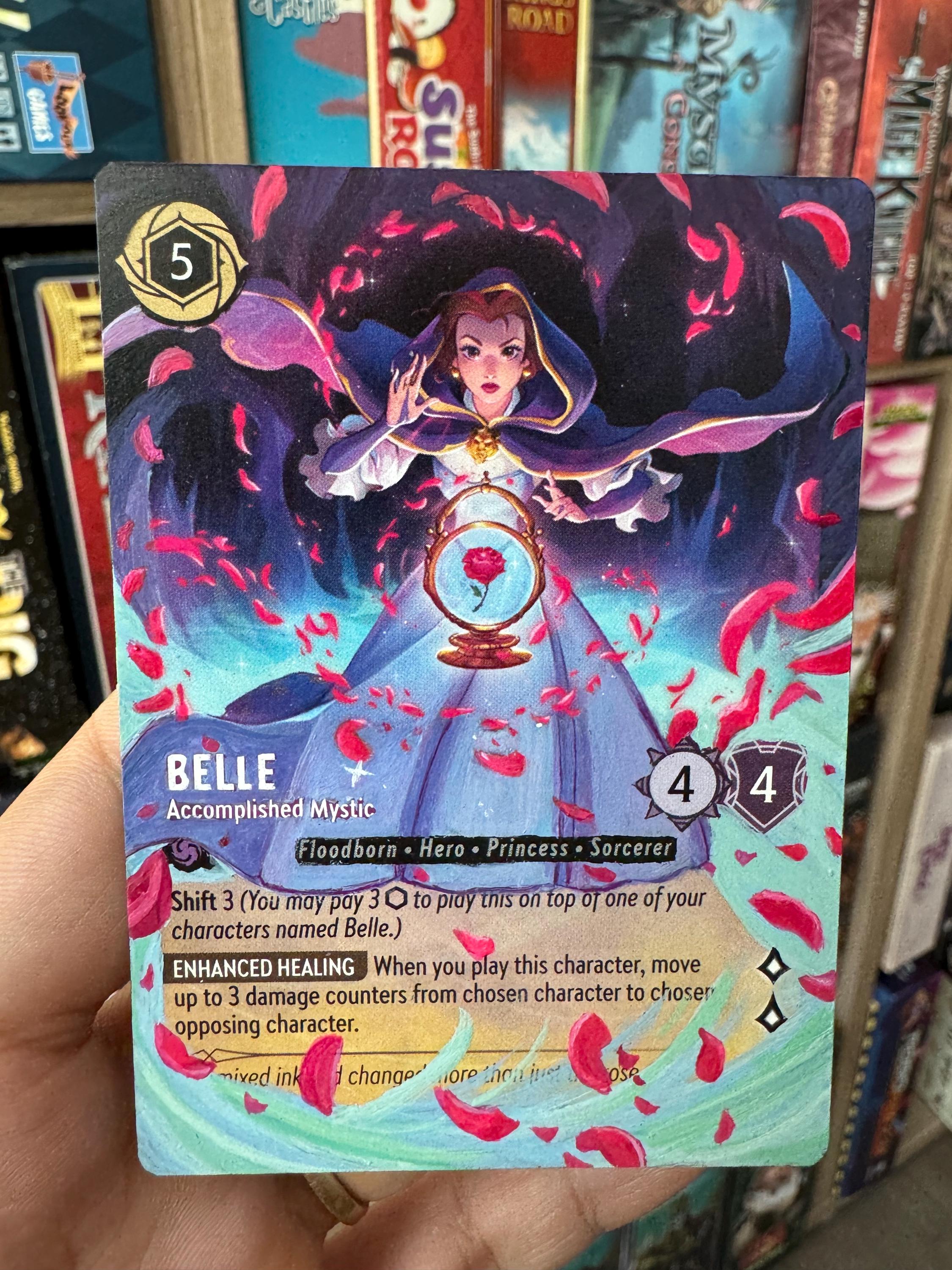 ロルカナ　BELLE Belle - Accomplished Mystic - Disney Lorcana Promo Cards