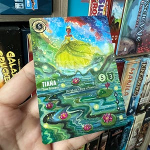 Disney Lorcana Karte Veränderte Kunst - Tiana True Princess Tcg Karte Alter Made to Order Art handgemalte Karte Disney Lorcana Geschenk