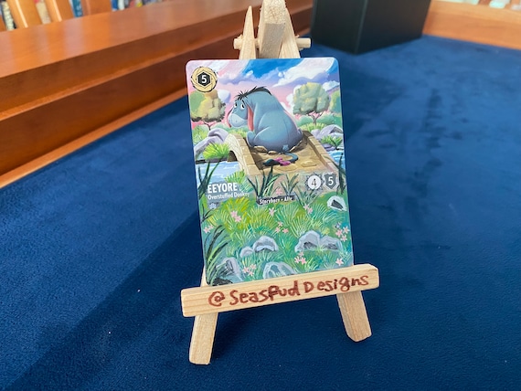 Made to Order Lorcana Card Altered Art Eeyore l TCG Card Alter - One of a  kind painted trading card Gift Winnie the Pooh