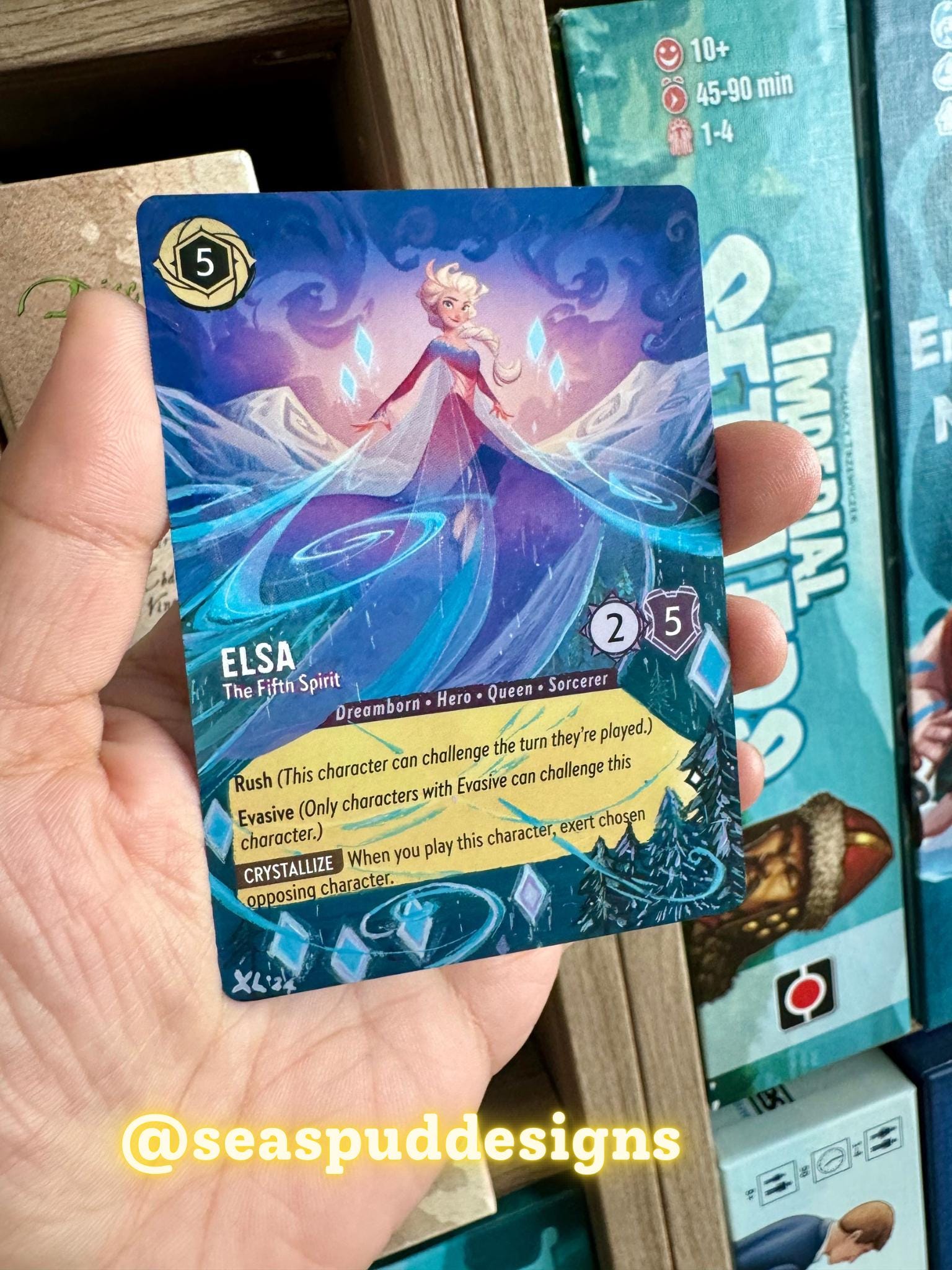 Made to Order Disney Lorcana Card Altered Art - Elsa the Fifth