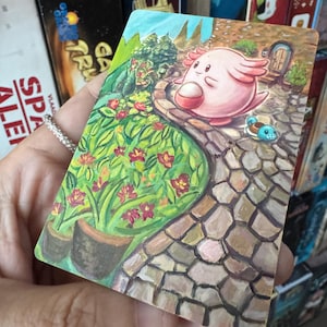 Carta Pokémon Alterada Chansey arte alterada l Carta TCG Alter - Carta pintada única presente personalizada Pokémon 151 Kanto