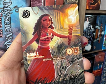 Disney Lorcana Card Alter Art  - Pua from Moana full art alter l TCG Card Alter - One of a kind hand painted Disney Lorcana gift