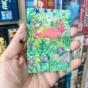 Pokemon Altered Card Slowpoke art alter l TCG Card Alter - uniek geschilderde kaart Pokemon aangepast cadeau