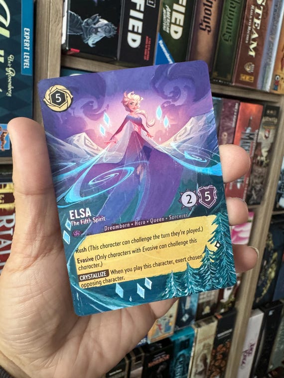 Made to Order Disney Lorcana Card Altered Art - Elsa the Fifth