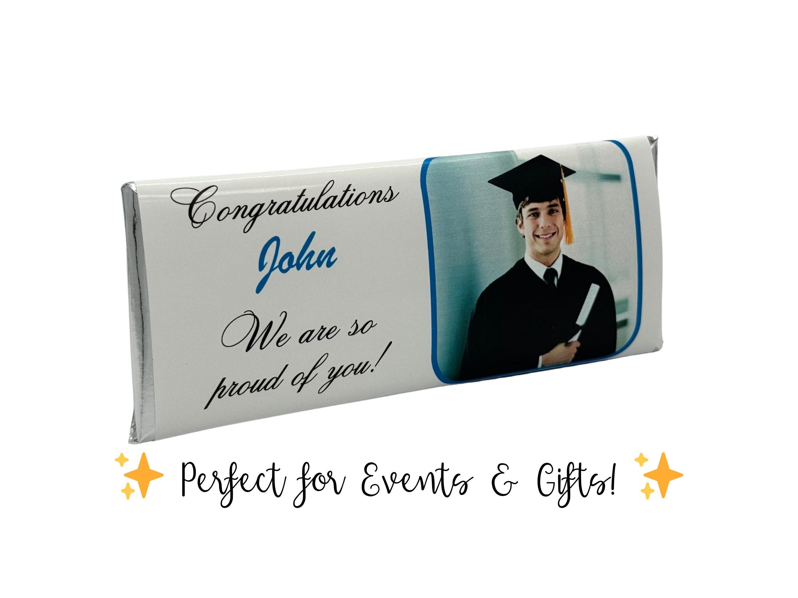 Personalized Graduation Candy Bars – Fully Assembled Hershey Favors ...