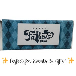 Personalized Father’s Day Candy Bars – Fully Assembled Hershey Favors – Custom Chocolate Gifts for Dad