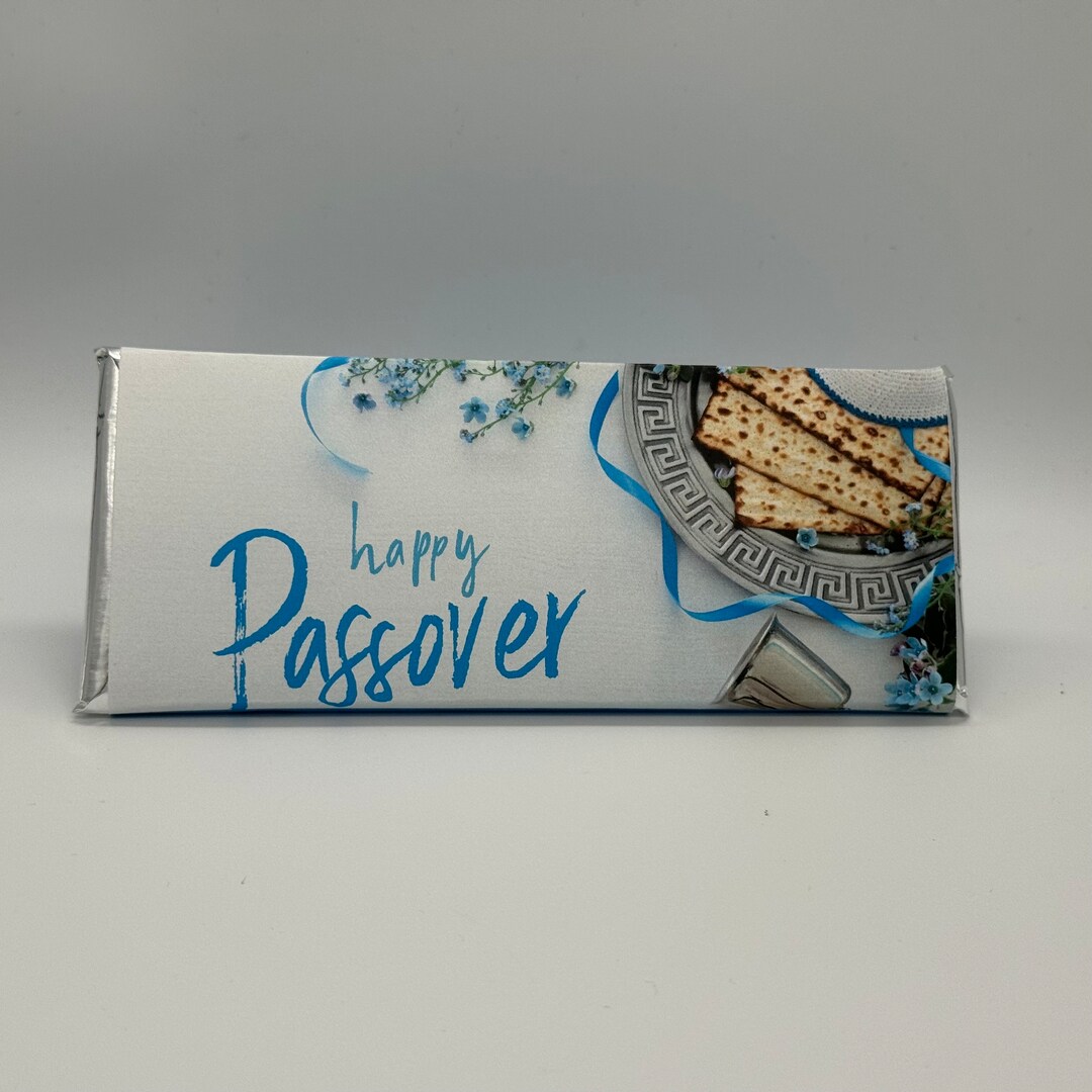 Personalized Passover Hershey Bars Custom Chocolate Treats for Passover