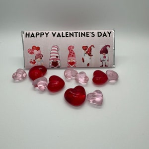 Customized Valentine&#39;s Day Candy Bars Fully Assembled