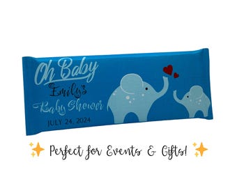 Personalized Baby Shower Candy Bars – Fully Assembled Hershey Party ...