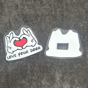 DIY - DCL Magnet - Liebe Deine Tür - Fisch Verlängerung Geschenk - You've Been Pixie Dusted - Cruise Türmagnet - Png & PDF Datei - Sofortdownload