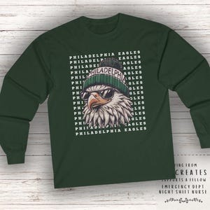 Vintage Philadelphia Eagles Long Sleeve Shirt: Game Day Football Tee