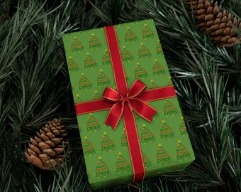 Haldol and Holiday Cheer Wrapping Paper | Funny Nurse Christmas Gift Wrap | ER Nurse Holiday Humor | Medical Christmas Paper