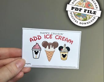 Añade helado, etiqueta de regalo Fish Extender, polvo de hadas, descarga digital – Incluye tres diseños, archivo PDF, descarga digital, crucero