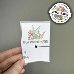 You&#39;ve Been Pixie-Dusted Tags - DCL Digital Download - PDF Geschenkanhänger für Fish Verlängerung Geschenke & Cruise Door Spaß