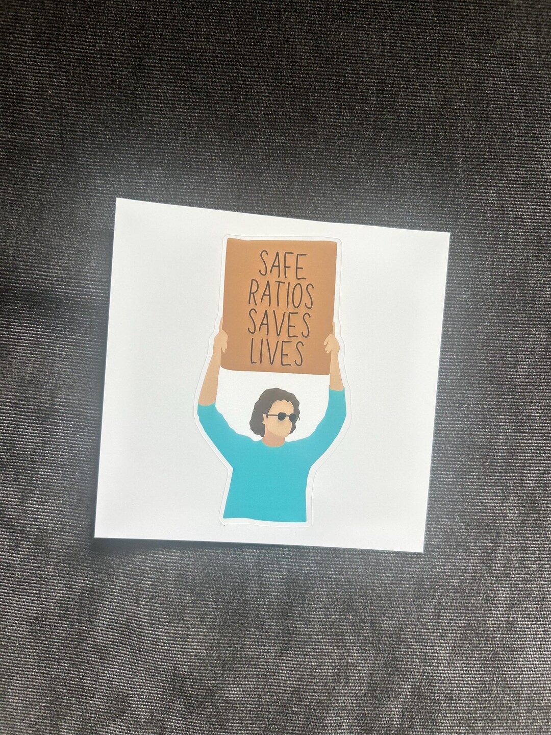 Safe Ratios Saves Lives Sticker, Nurse Advocacy Decal, Healthcare ...