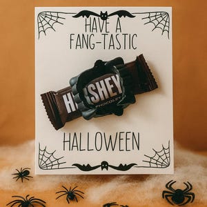 Halloween Candy Holder Printable, Fang-Tastic Halloween Treat tag,Halloween Classroom Treat,Teacher Halloween Printable,Candy Holder PDF PNG