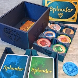 Splendor Box XL para cartas en funda / Viaje, almacenamiento y juego