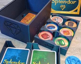 Splendor Box XL for Sleeved Cards | Travel, Store, and Play