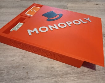 Monopoly Game Storage Box with Bankers Box and Trays