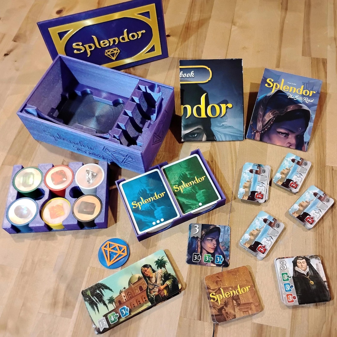 Splendor Box 2024 Splendor With Silk Road Expansion Storage Box - Etsy