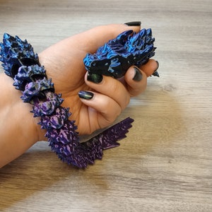 Articulating 3D Dragon Fidget Toy: Flexible Sensory Display