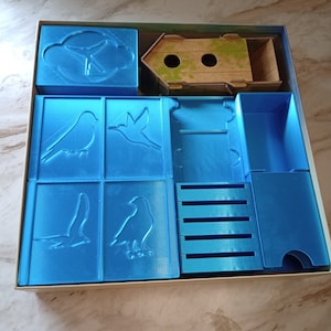 Wingspan Box Organizer and Bird House for Storage and Gameplay