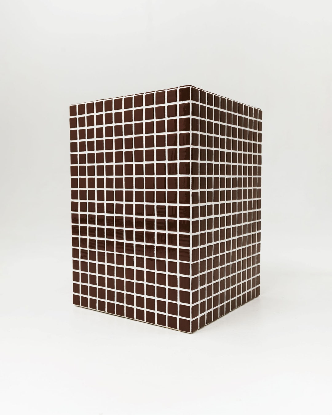 Tile Cube Side Table Handmade Cute Trendy Furniture Home Etsy