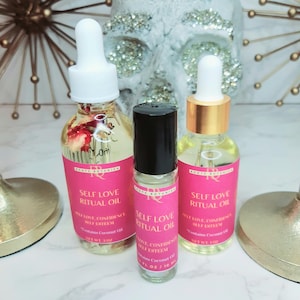 Spelled Manifesting Self Love Ritual Oil, Healing, Self Love, Confidence, Self-esteem, Witchcraft, Voodo, Ifa