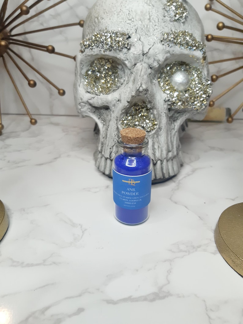 Blessed Blue Indigo Anil Nila Powder, Blue Bath, Protection, Cleansing ...