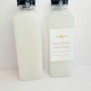 Ceremonial Spiritual White Bano Blanco Bath  || Purify, Peace, Cleansing, Calmness, Herbal Bath, Grounding, Rituals, Remove Attachment