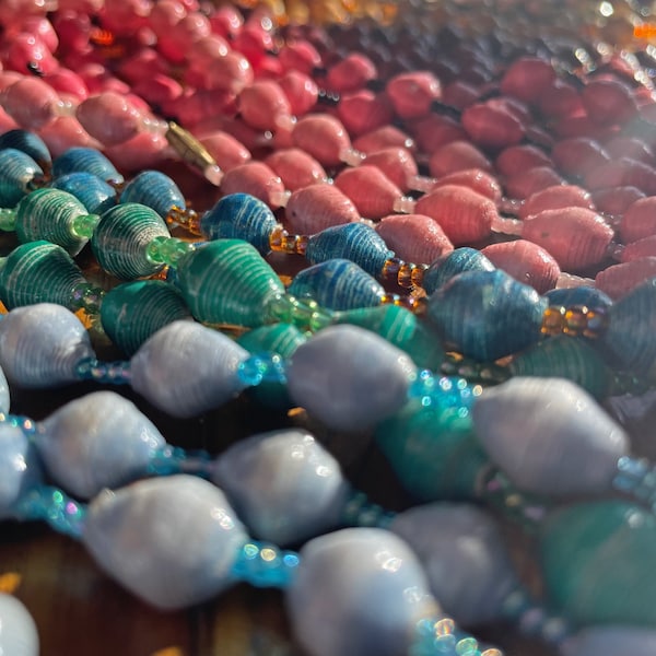 Handmade beaded necklaces from Uganda - African beaded necklaces, necklaces boho, necklaces for woman