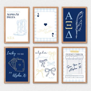 Alpha Xi Delta Dorm Room Prints