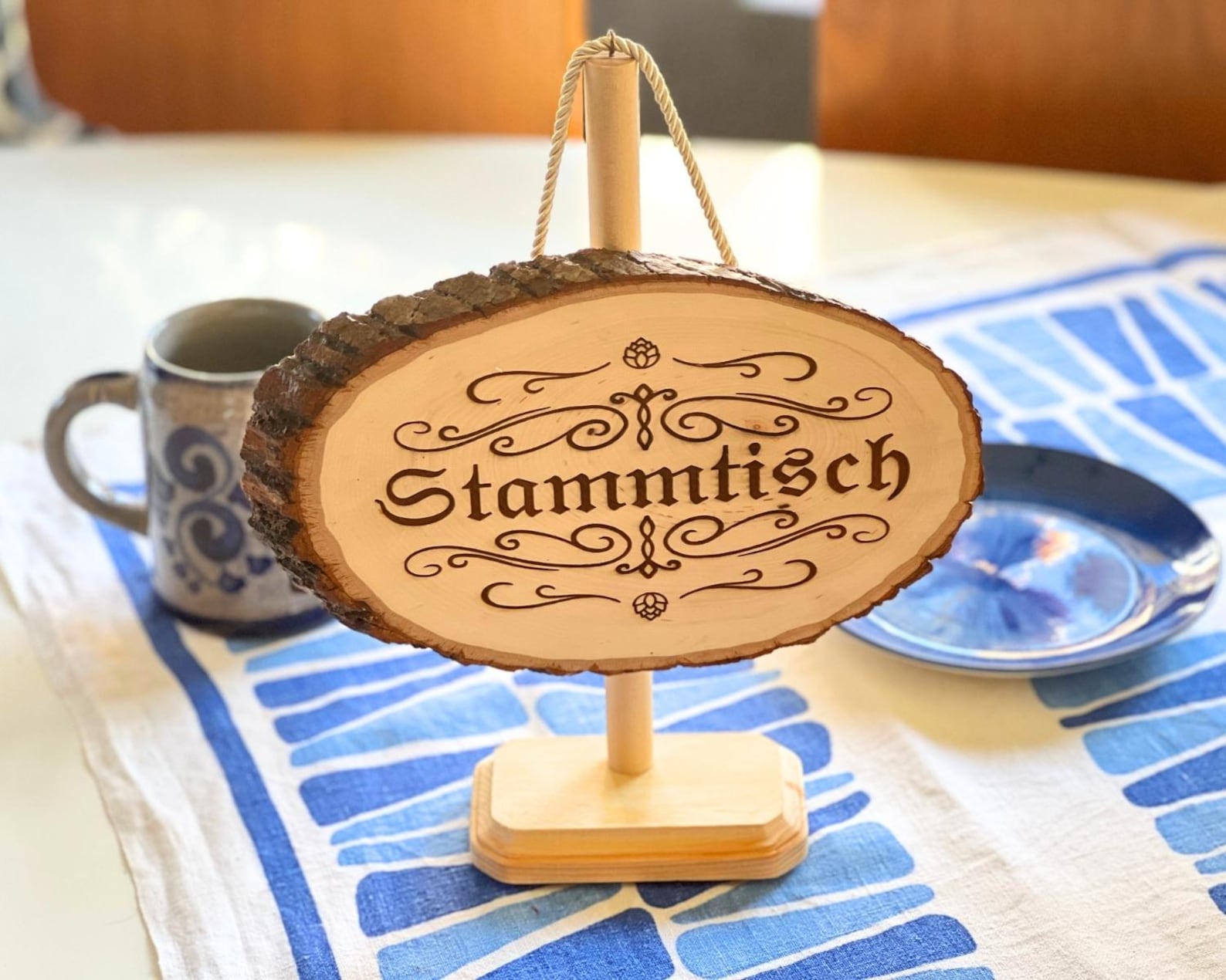 Stammtisch standing sign, German Reserved Table for the Regulars