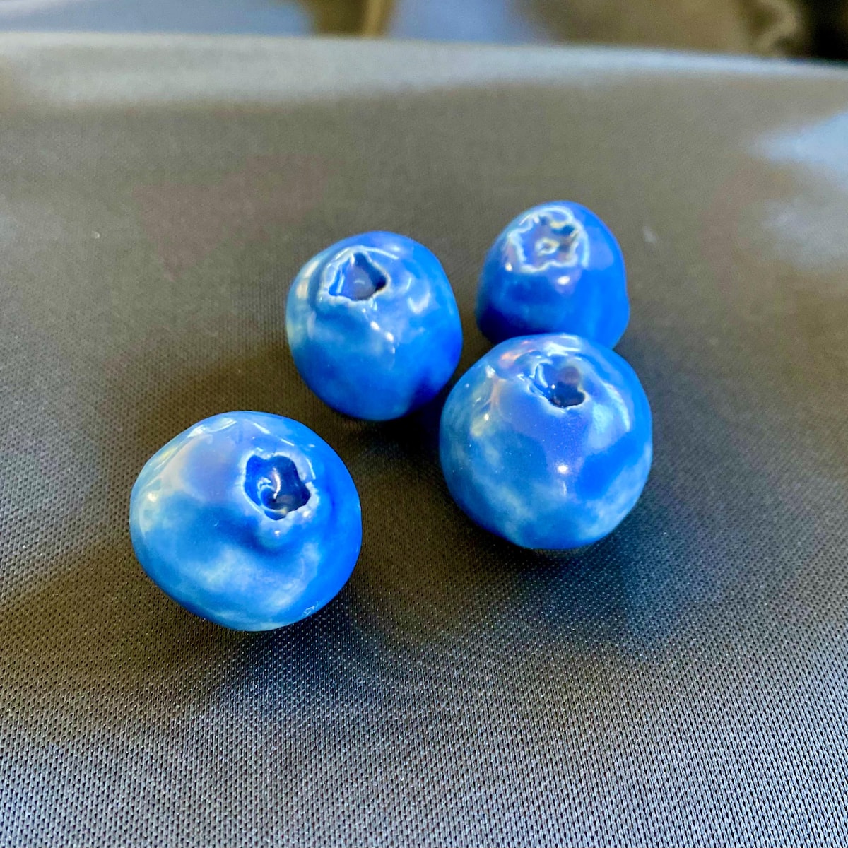 Blueberry Magnet, Handmade Ceramic With Super Strong Magnet. Price is for Quantity of One. - Etsy