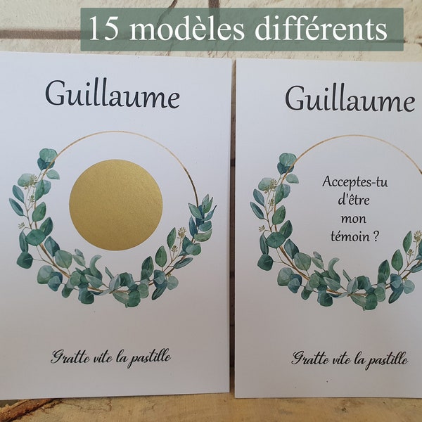 Carte à gratter personnalisée pour Anniversaire, Cadeau, Surprise, EVJF, Bébé arrive, Mariage - une annonce ou une demande originale