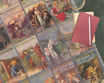 Nancy Drew Blanket is the perfect gift for Book Lovers, Mystery Lovers and Nancy Drew Fans | Features 20 Beloved Nancy Drew Book Covers