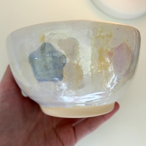 Matcha Bowl Handmade Ceramic Home Decor Star Japandi Unique Chawan Matcha Lover Gift for Her