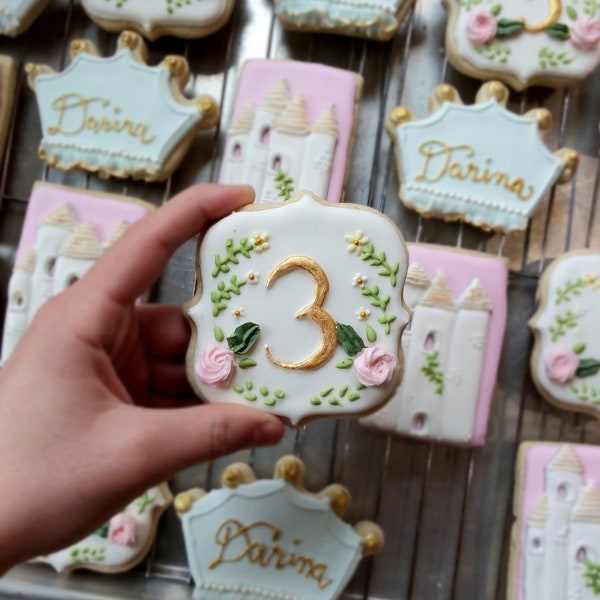 Princess Birthday Cookies