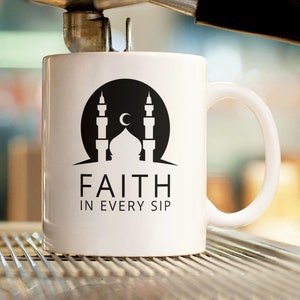 Mosque Mug: Minimalist Islamic Coffee Cup Design