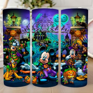 Disney Halloween Mickey Mouse Tumbler, Halloween Tumbler, Mickey Tumbler, Tumbler Gift, Halloween Gifts, Kids Tumbler,Halloween party