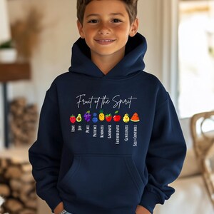 Fruit of the Spirit Toddler and Youth Sweater, scripture, christian clothing for kids