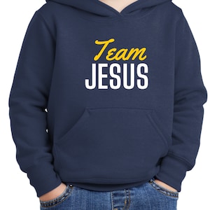 Team Jesus Fleece Toddler Pullover Hoodie