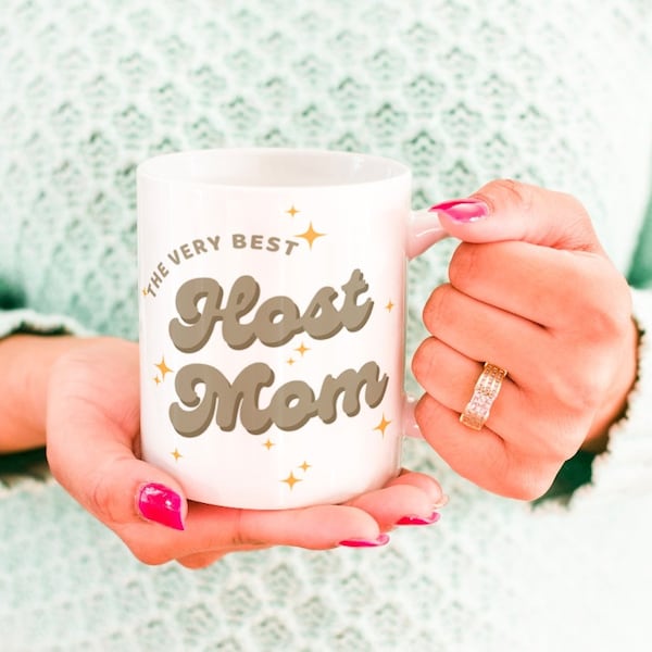 Host mom mug, Host mom gifts, Host parents gift, Mothers day Host mom, Au pair, Bro pair, Birthday, Coffee mug host mom, host gift ideas